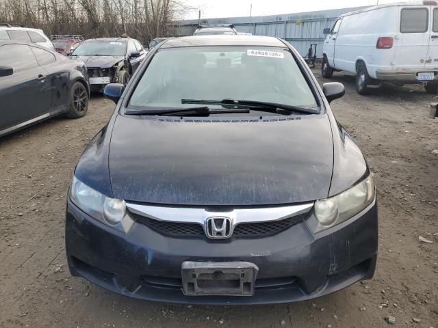 19XFA1F59AE070038 - 2010 HONDA CIVIC LX BLACK photo 5