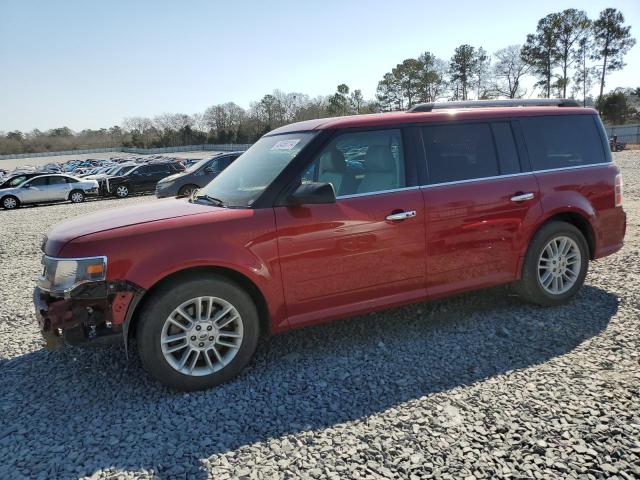 2FMGK5C85GBA06257 - 2016 FORD FLEX SEL RED photo 1