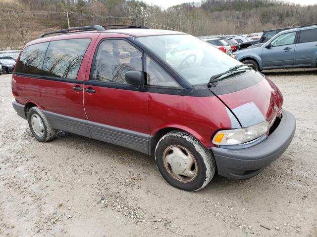 JT3GK13M0T1229634 - 1996 TOYOTA PREVIA LE RED photo 4