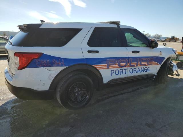 1FM5K8AW8LGC13299 - 2020 FORD EXPLORER POLICE INTERCEPTOR TWO TONE photo 3