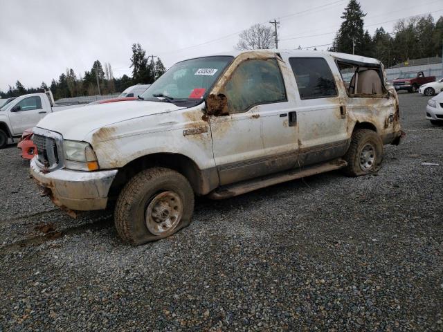 1FMNU41L84ED01047 - 2004 FORD EXCURSION XLT WHITE photo 1