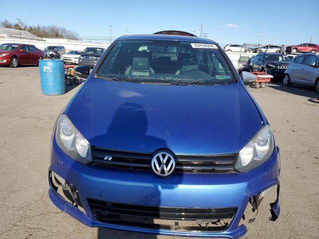 WVWRF7AJ0CW278002 - 2012 VOLKSWAGEN GOLF R BLUE photo 5