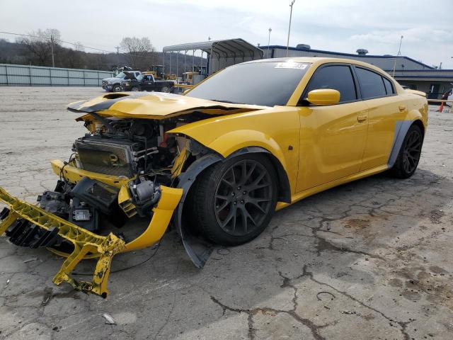 2C3CDXL90HH620072 - 2017 DODGE CHARGER SRT HELLCAT YELLOW photo 1