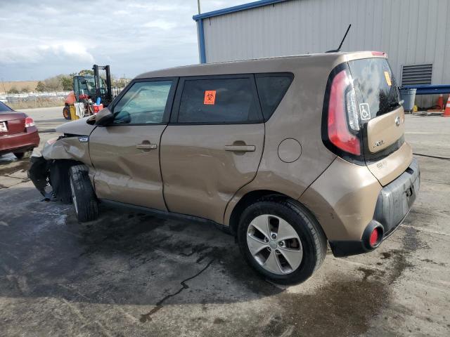 KNDJN2A28F7170012 - 2015 KIA SOUL TAN photo 2