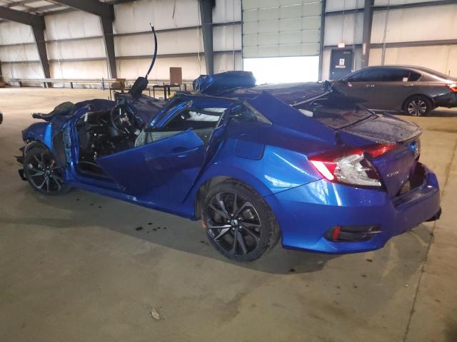 19XFC2F89LE202938 - 2020 HONDA CIVIC SPORT BLUE photo 2