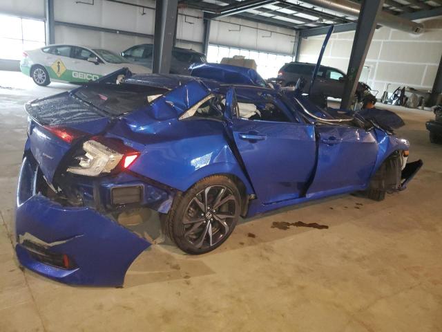 19XFC2F89LE202938 - 2020 HONDA CIVIC SPORT BLUE photo 3