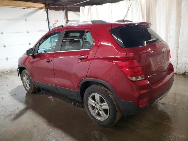 3GNCJPSB4LL154808 - 2020 CHEVROLET TRAX 1LT RED photo 2