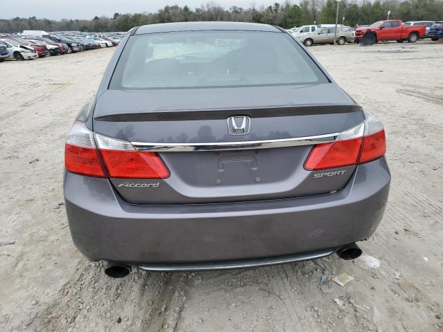 1HGCR2F56FA206753 - 2015 HONDA ACCORD SPORT GRAY photo 6