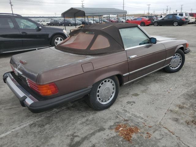 WDBBA45A2EA008812 - 1984 MERCEDES-BENZ 380 SL BROWN photo 3