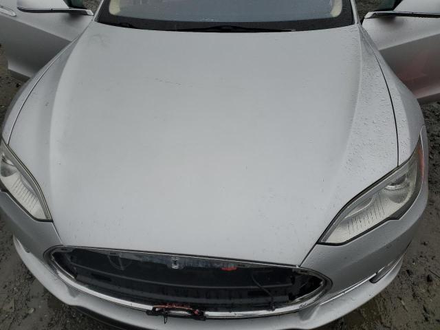 5YJSA1DN9DFP27145 - 2013 TESLA MODEL S SILVER photo 11