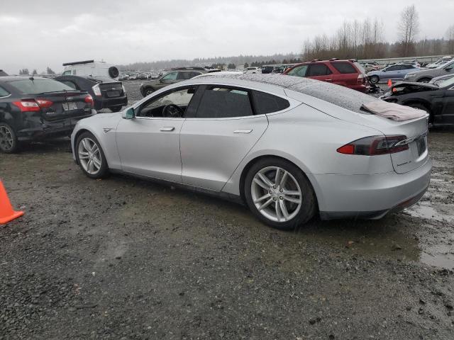 5YJSA1DN9DFP27145 - 2013 TESLA MODEL S SILVER photo 2