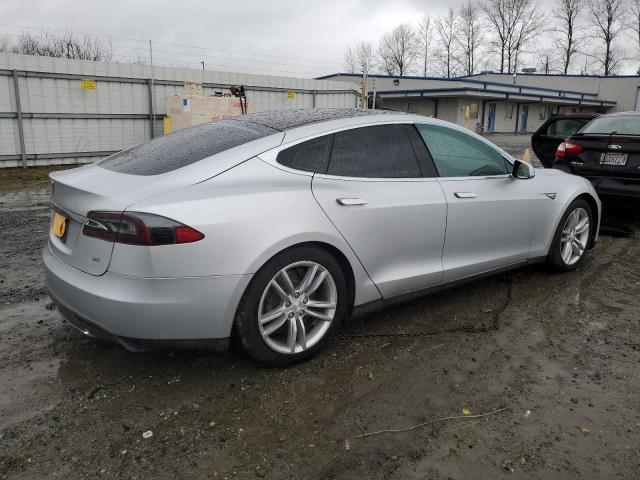 5YJSA1DN9DFP27145 - 2013 TESLA MODEL S SILVER photo 3