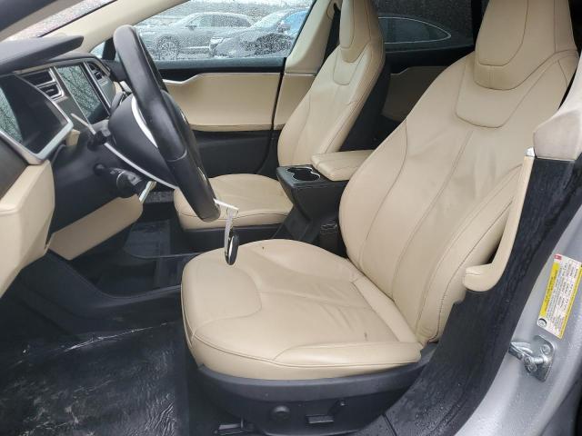 5YJSA1DN9DFP27145 - 2013 TESLA MODEL S SILVER photo 7