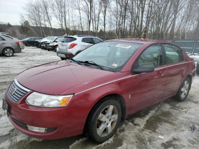 1G8AL55F27Z178210 - 2007 SATURN ION LEVEL 3 RED photo 1