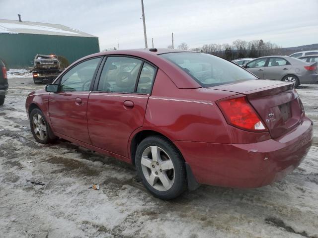 1G8AL55F27Z178210 - 2007 SATURN ION LEVEL 3 RED photo 2