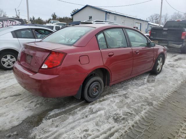 1G8AL55F27Z178210 - 2007 SATURN ION LEVEL 3 RED photo 3