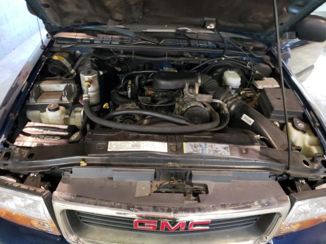 1GTDT13WX2K157461 - 2002 GMC SONOMA BLUE photo 11