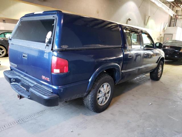 1GTDT13WX2K157461 - 2002 GMC SONOMA BLUE photo 3