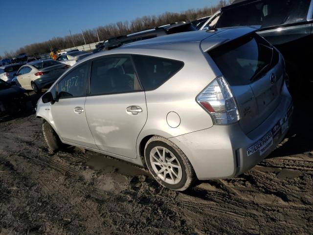 JTDZN3EU0E3293328 - 2014 TOYOTA PRIUS V SILVER photo 2