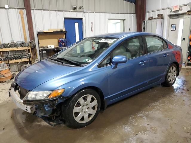 1HGFA16548L047785 - 2008 HONDA CIVIC LX BLUE photo 1