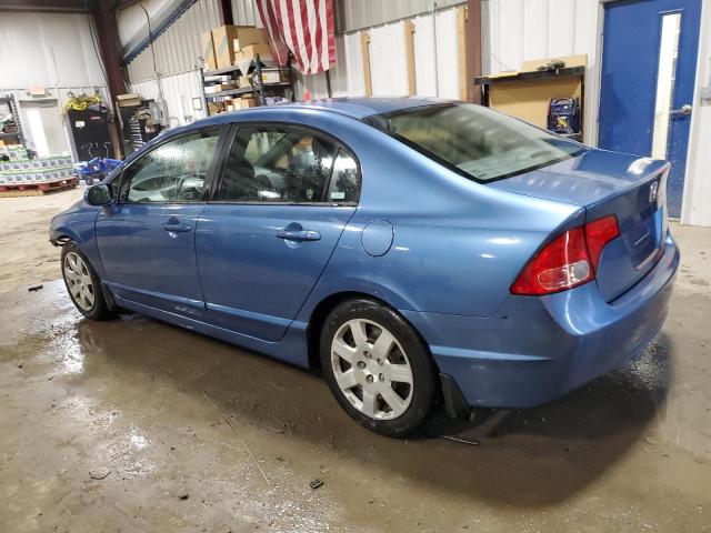 1HGFA16548L047785 - 2008 HONDA CIVIC LX BLUE photo 2