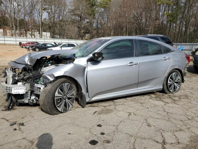 19XFC1F79HE022593 - 2017 HONDA CIVIC EXL SILVER photo 1