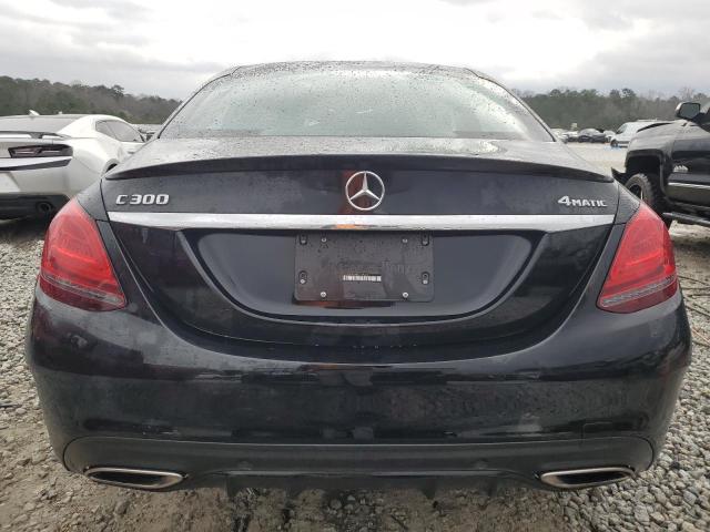 55SWF8EB0KU319063 - 2019 MERCEDES-BENZ C 300 4MATIC BLACK photo 6