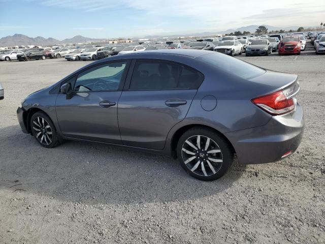 19XFB2F94EE079449 - 2014 HONDA CIVIC EXL GRAY photo 2