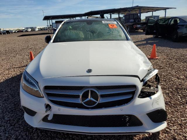 WDDWF8DB4LR557650 - 2020 MERCEDES-BENZ C 300 WHITE photo 5