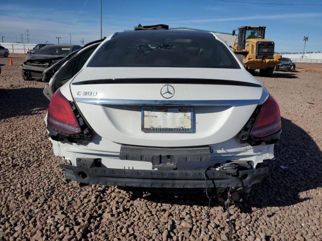 WDDWF8DB4LR557650 - 2020 MERCEDES-BENZ C 300 WHITE photo 6