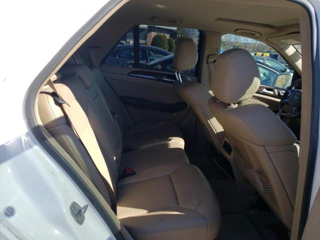 4JGDA5HB0FA525656 - 2015 MERCEDES-BENZ ML 350 4MATIC WHITE photo 10
