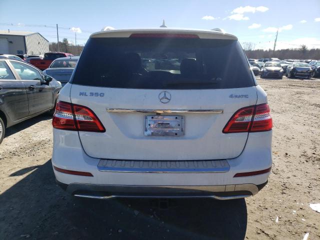 4JGDA5HB0FA525656 - 2015 MERCEDES-BENZ ML 350 4MATIC WHITE photo 6