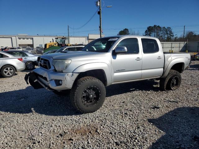 5TFJU4GNXCX019359 - 2012 TOYOTA TACOMA DOUBLE CAB PRERUNNER SILVER photo 1