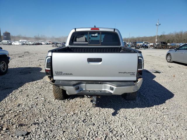 5TFJU4GNXCX019359 - 2012 TOYOTA TACOMA DOUBLE CAB PRERUNNER SILVER photo 6