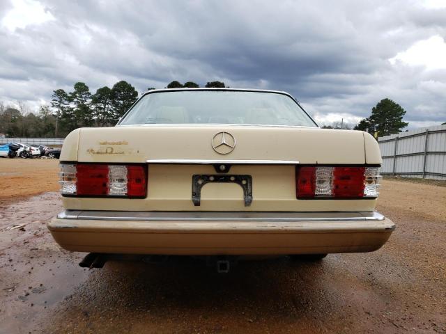 WDBCA35E1KA466080 - 1989 MERCEDES-BENZ 420 SEL CREAM photo 6