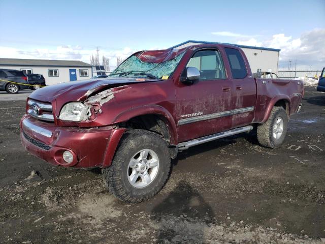 5TBBT44105S473453 - 2005 TOYOTA TUNDRA ACCESS CAB SR5 BURGUNDY photo 1