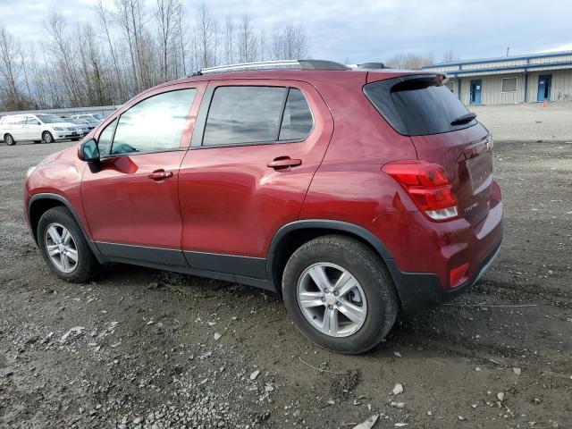 KL7CJPSM1NB556538 - 2022 CHEVROLET TRAX 1LT RED photo 2