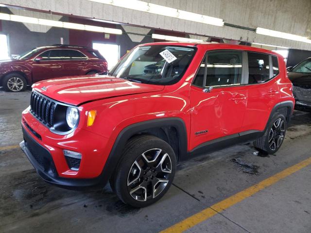 ZACNJDAB3MPN07787 - 2021 JEEP RENEGADE S RED photo 1