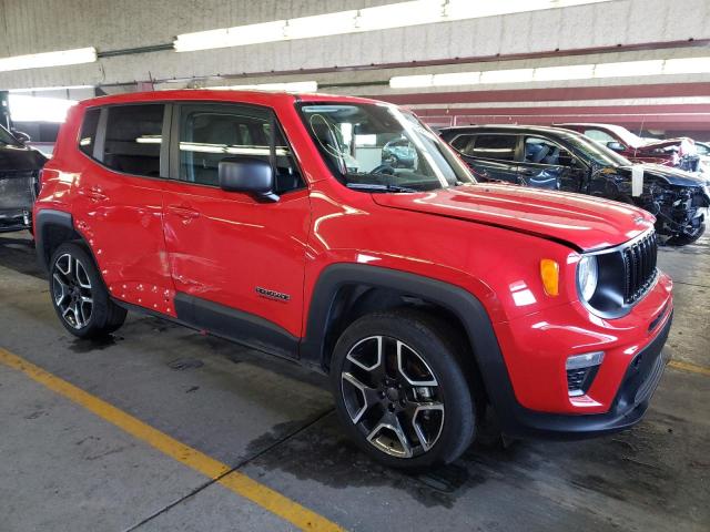 ZACNJDAB3MPN07787 - 2021 JEEP RENEGADE S RED photo 4