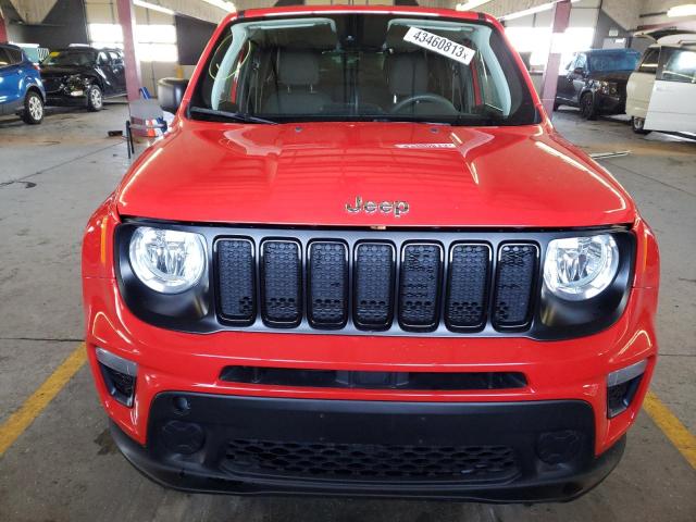 ZACNJDAB3MPN07787 - 2021 JEEP RENEGADE S RED photo 5