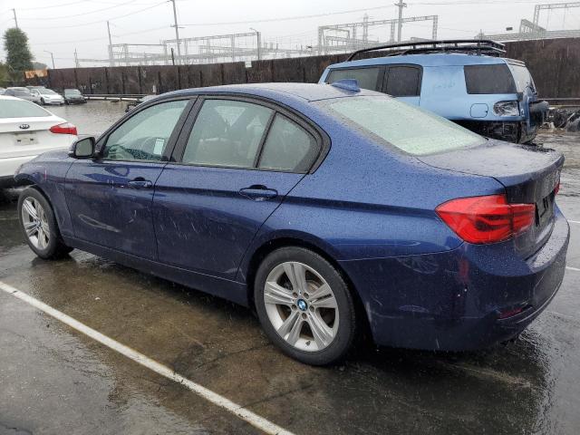 WBA8E9G57GNT83343 - 2016 BMW 328 I SULEV BLUE photo 2