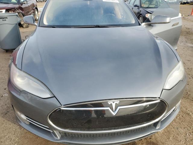 5YJSA1H13EFP37422 - 2014 TESLA MODEL S GRAY photo 11