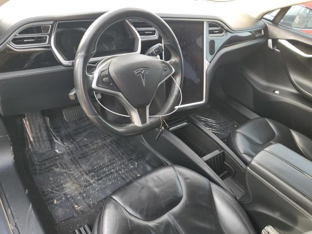 5YJSA1H13EFP37422 - 2014 TESLA MODEL S GRAY photo 8
