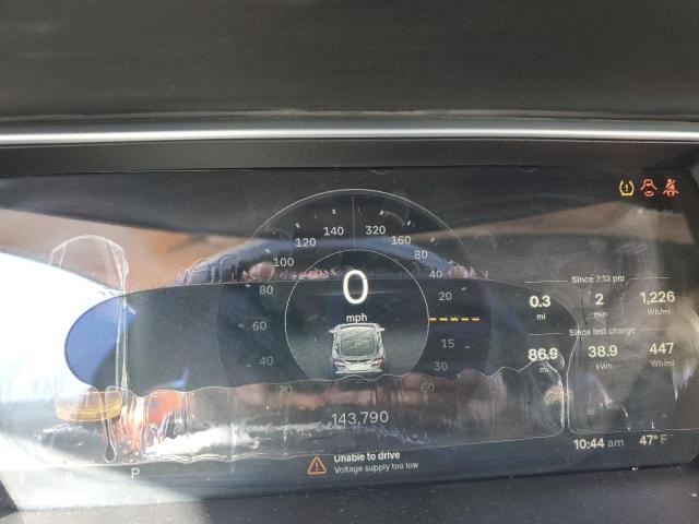 5YJSA1H13EFP37422 - 2014 TESLA MODEL S GRAY photo 9