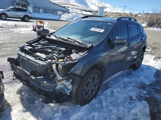 JF2GTHSC7MH269682 - 2021 SUBARU CROSSTREK SPORT GRAY photo 1