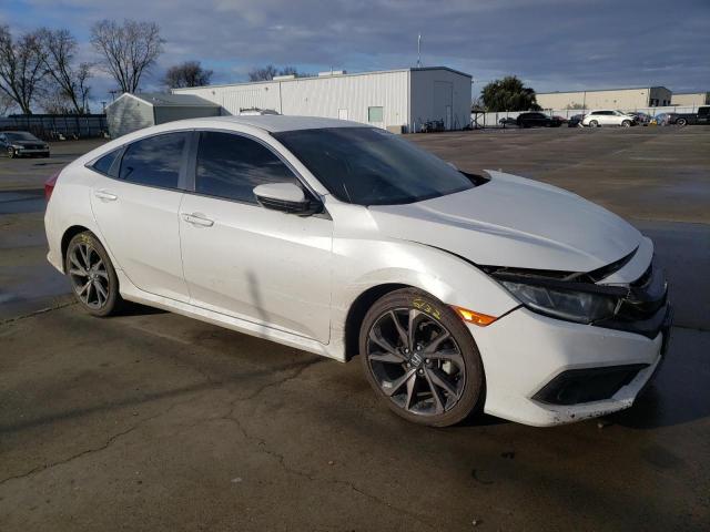 19XFC2F89KE209421 - 2019 HONDA CIVIC SPORT WHITE photo 4