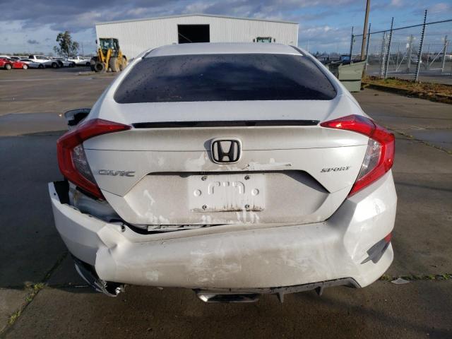 19XFC2F89KE209421 - 2019 HONDA CIVIC SPORT WHITE photo 6