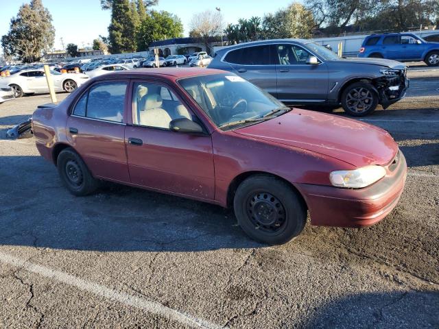 1NXBR12E3XZ186967 - 1999 TOYOTA COROLLA VE BURGUNDY photo 4