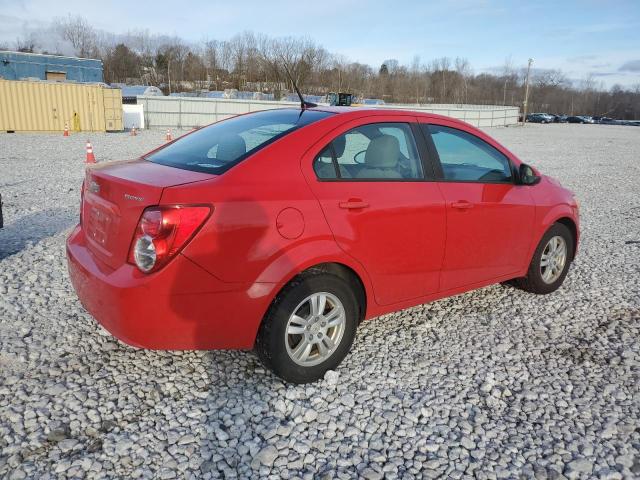 1G1JB5SH7C4181876 - 2012 CHEVROLET SONIC LS RED photo 3