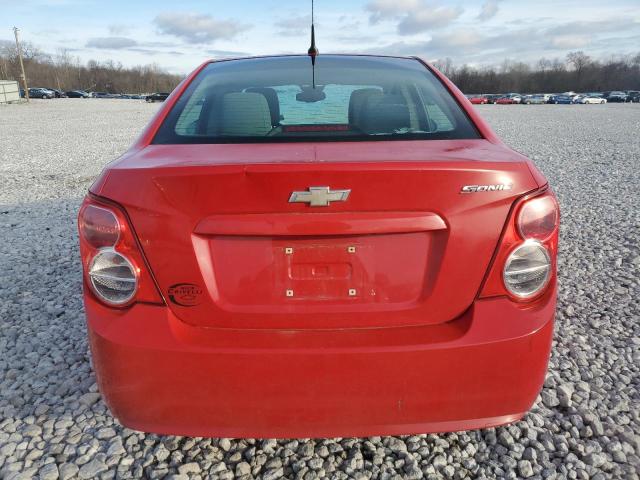 1G1JB5SH7C4181876 - 2012 CHEVROLET SONIC LS RED photo 6